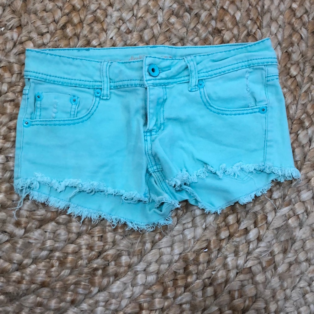 Turquoise shorts